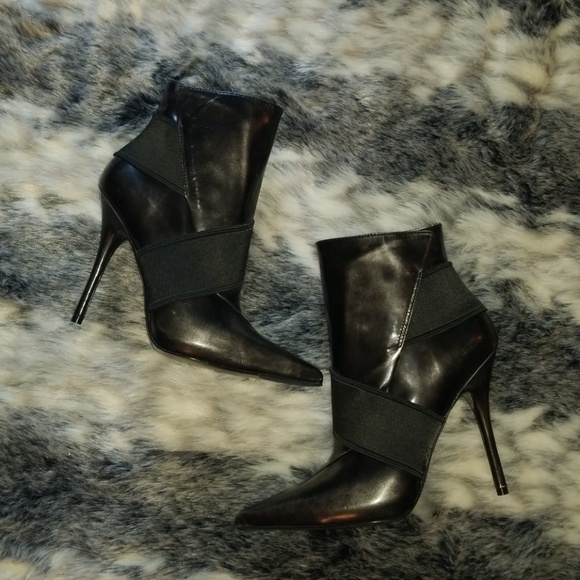 Marciano Shoes - Marciano Patent Leather Ankle Boots